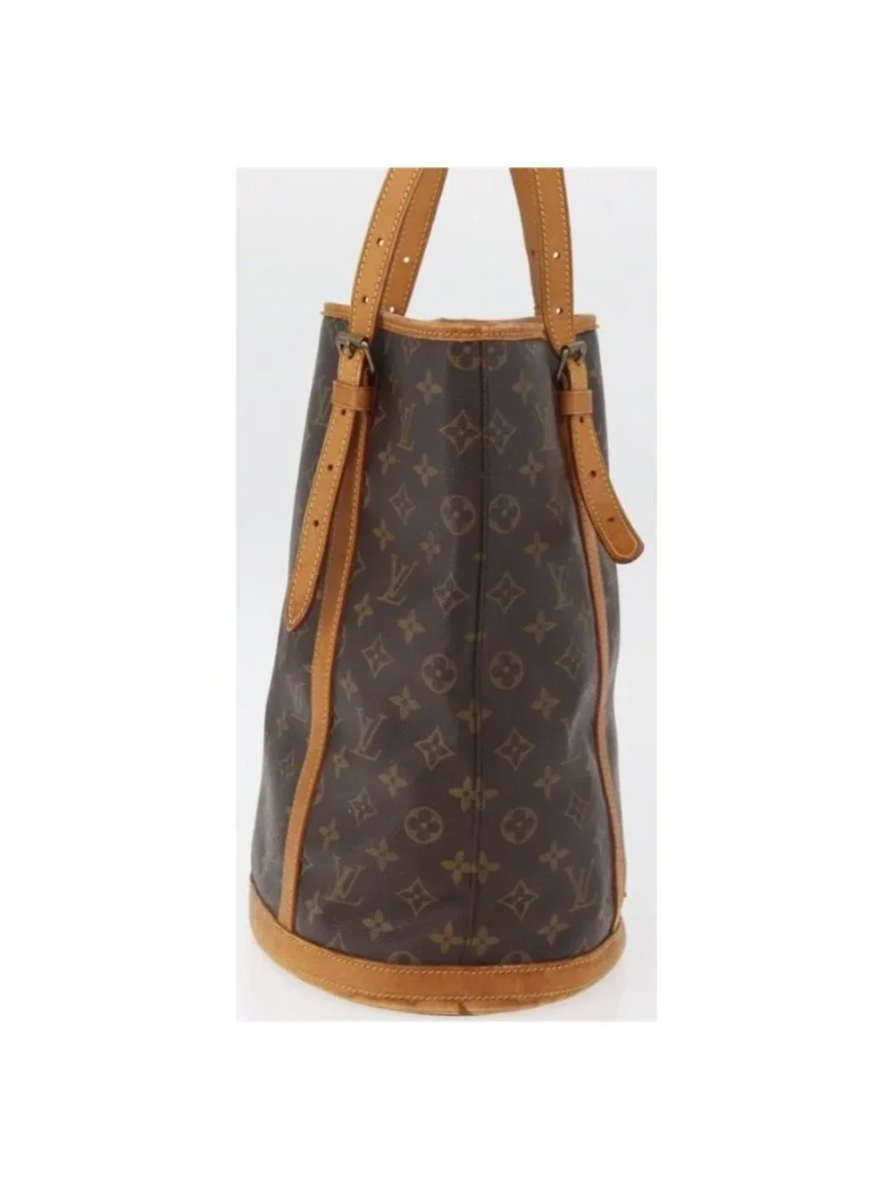 Authentic LOUIS VUITTON Monogram Bucket GM Shoulder Bag M42236 LV